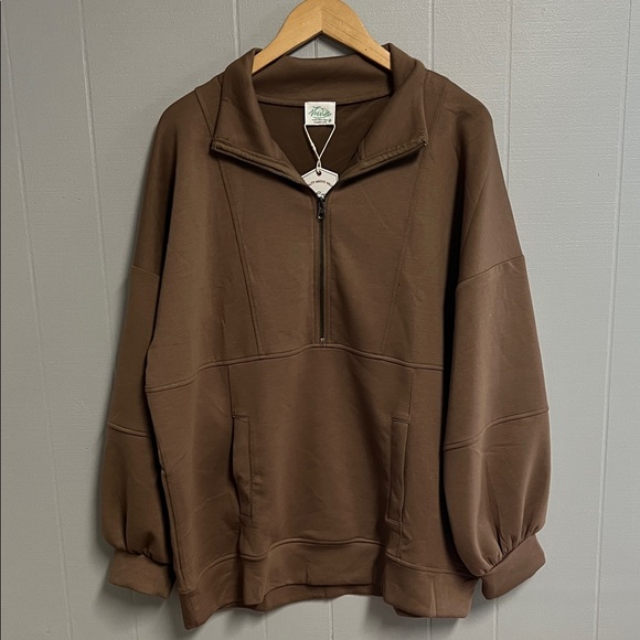 new in Tops - NWT New In Pullover Large Brown